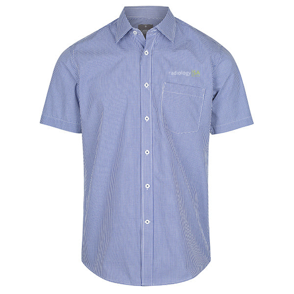 Gingham Short Sleeve Shirt - Men's