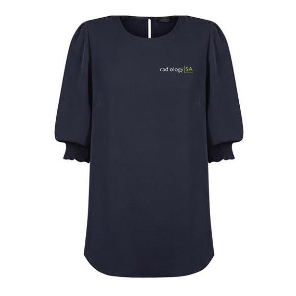 Lola - 3/4 Sleeve Shirred Cuff Top