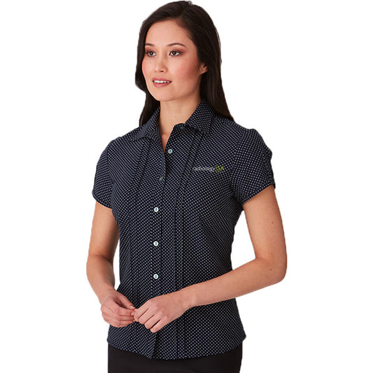 City Stretch Spot Short Sleeve - Ladies